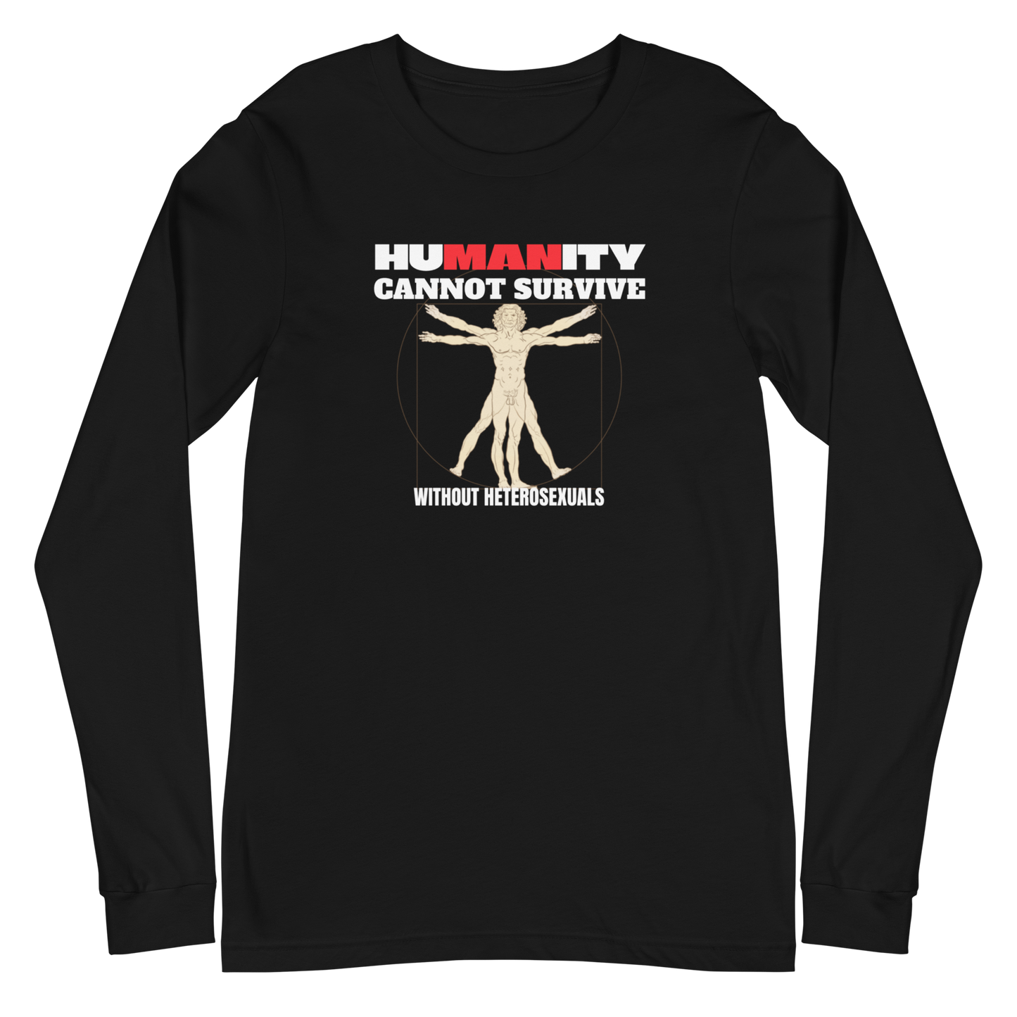 HUMANITY CAN'T SURVIVE- MEN'S L/S