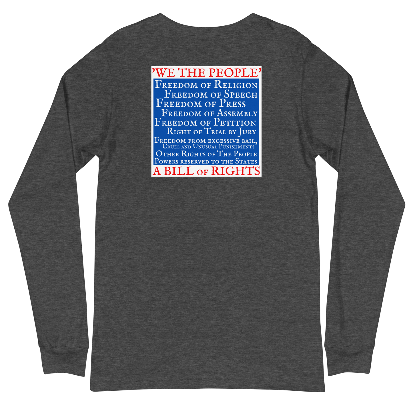 AMERICAN HISTORY MATTERS-BILL OF RIGHTS- MEN'S L/S