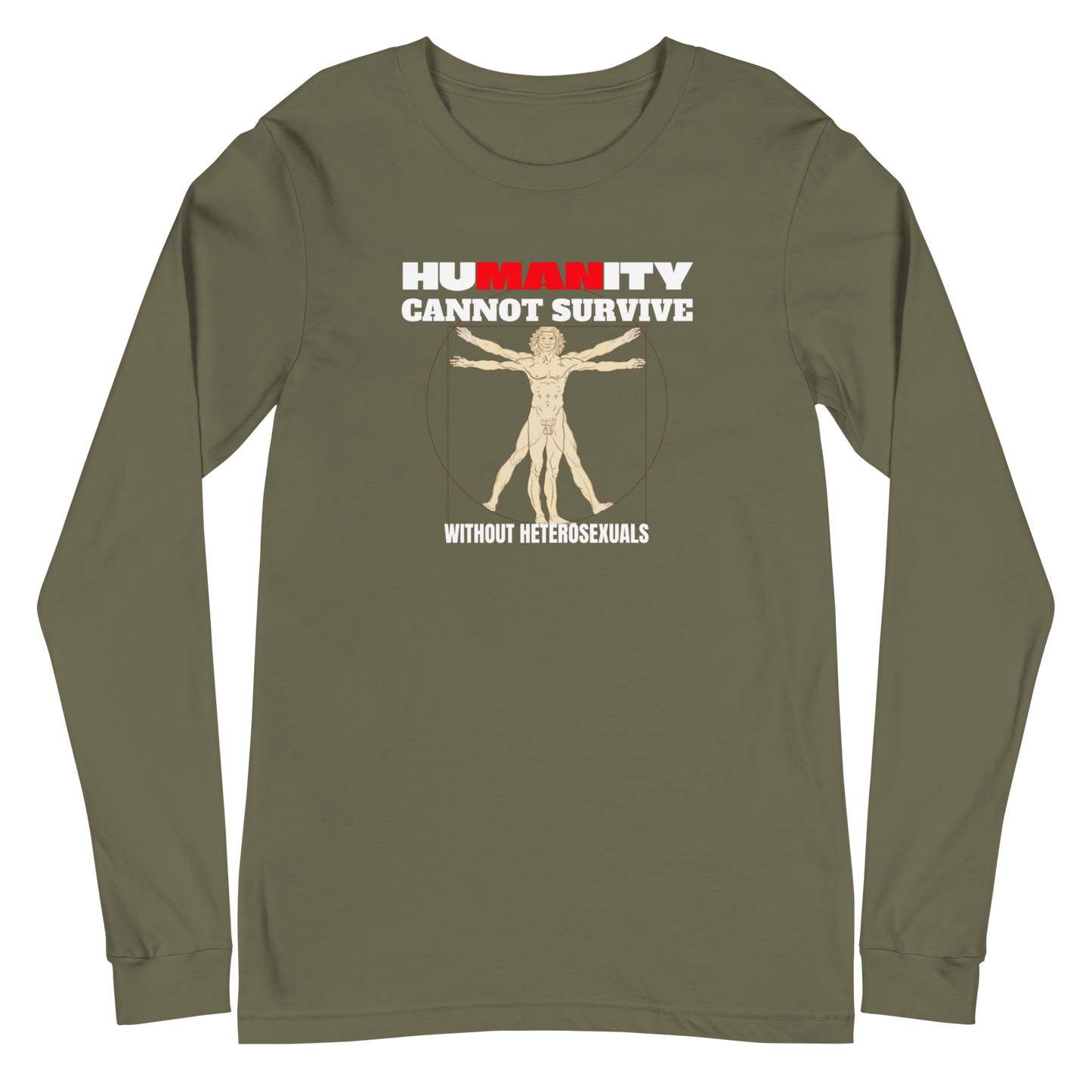 HUMANITY CAN'T SURVIVE- MEN'S L/S