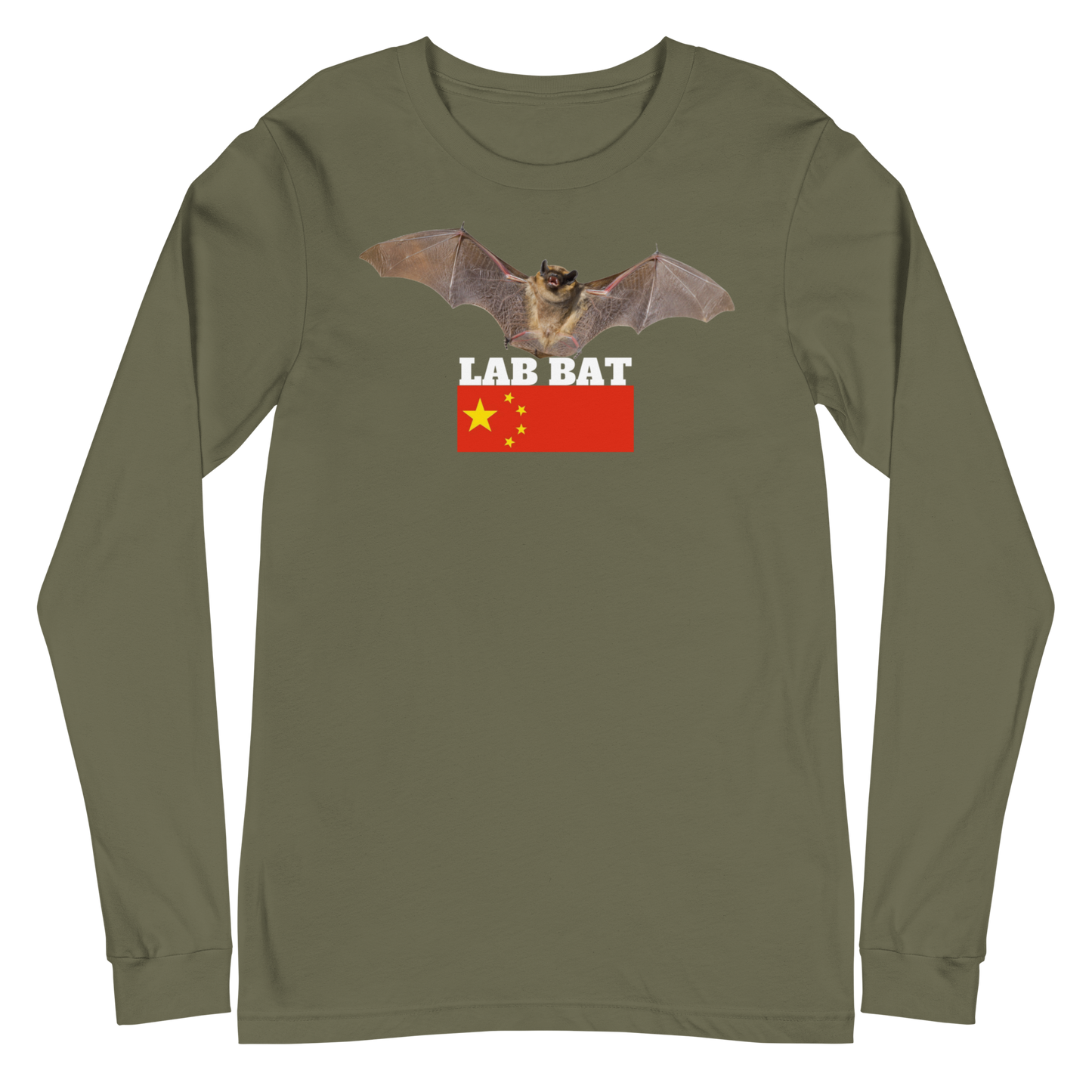 LAB BAT-WUHAN SURVIVOR- MEN'S L/S