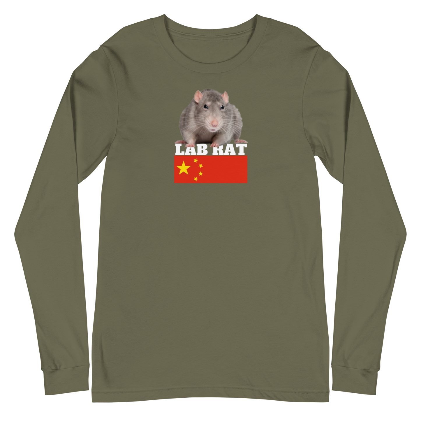 LAB RAT-WUHAN SURVIVOR- MEN'S L/S