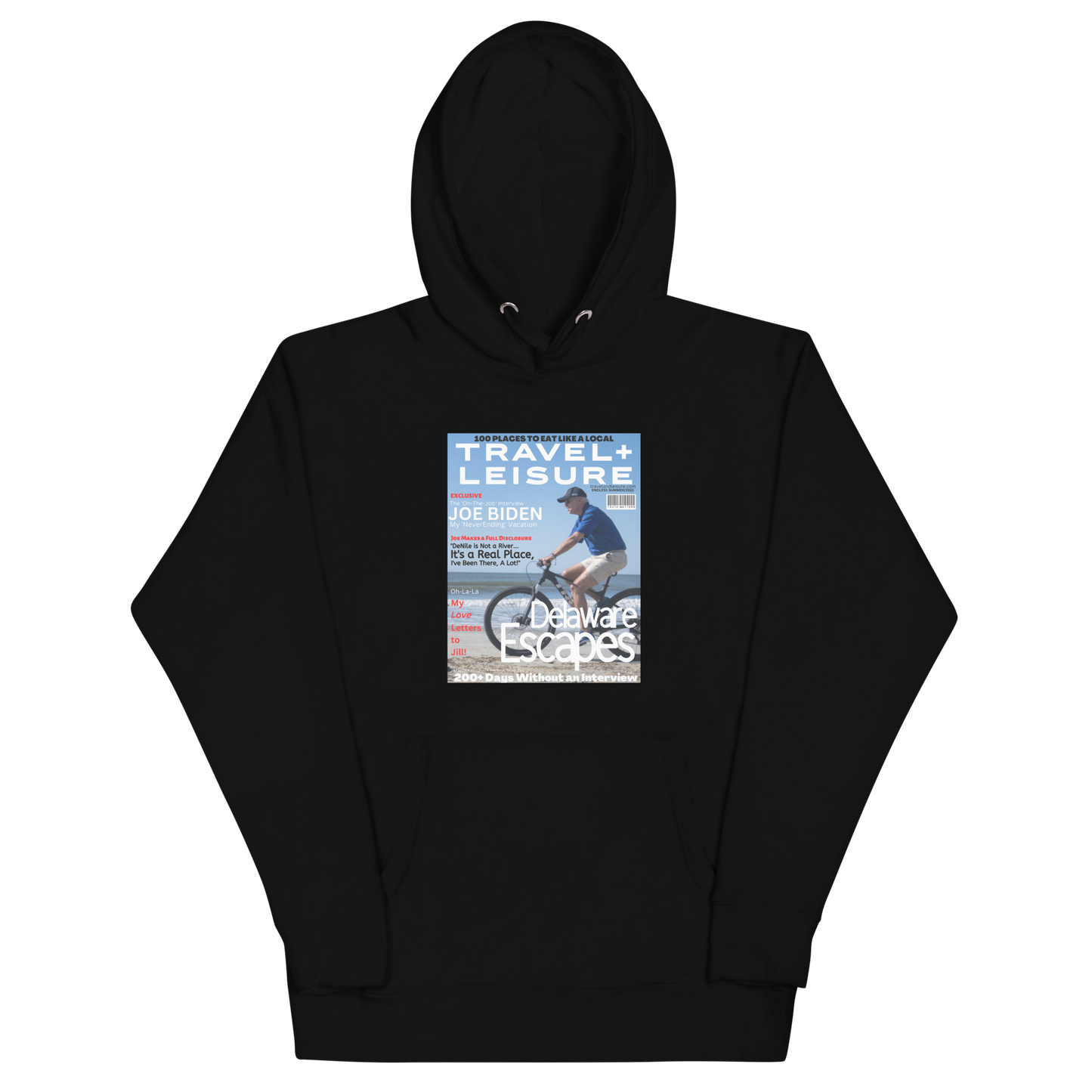 TRAVEL & LEISURE-'BIDEN' HOODIE (PROVOCATIVE MAGAZINE SERIES)