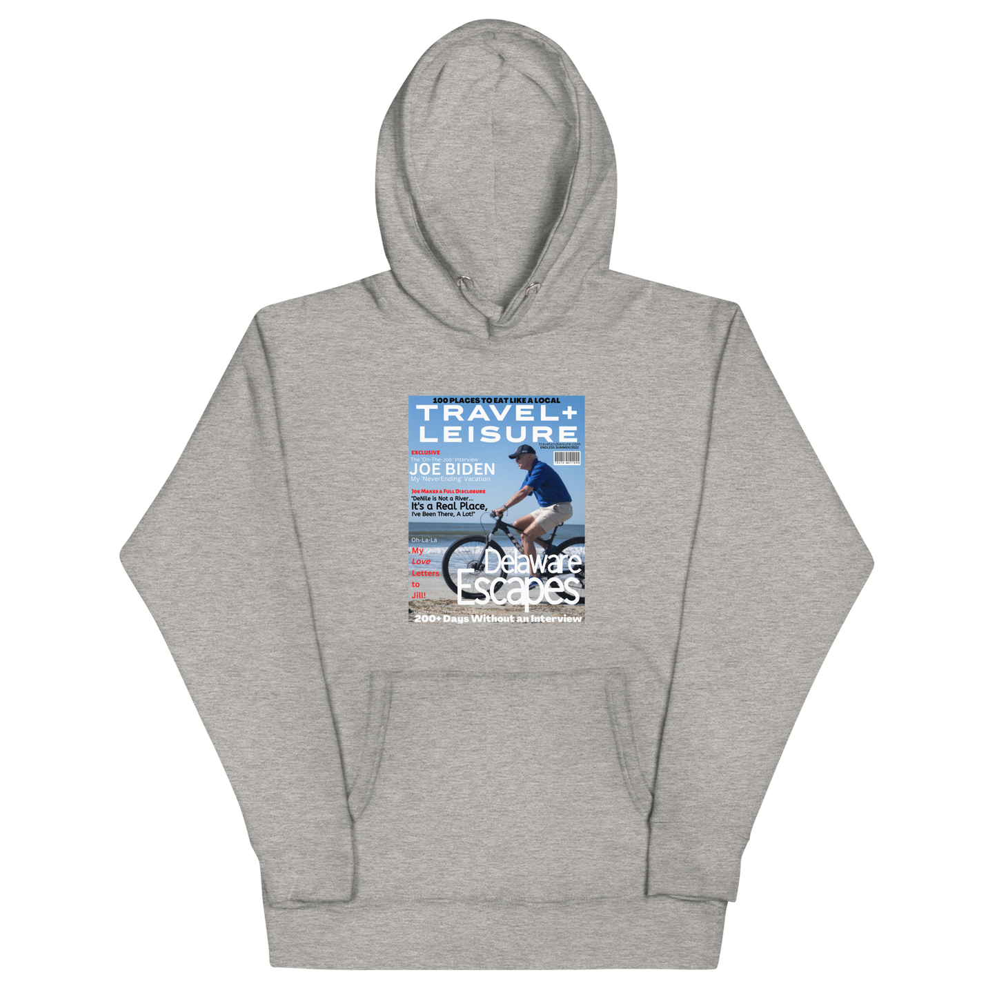 TRAVEL & LEISURE-'BIDEN' HOODIE (PROVOCATIVE MAGAZINE SERIES)