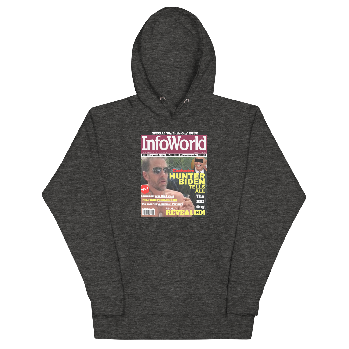INFO WORLD-'HUNTER' HOODIE (PROVOCATIVE MAGAZINE SERIES)