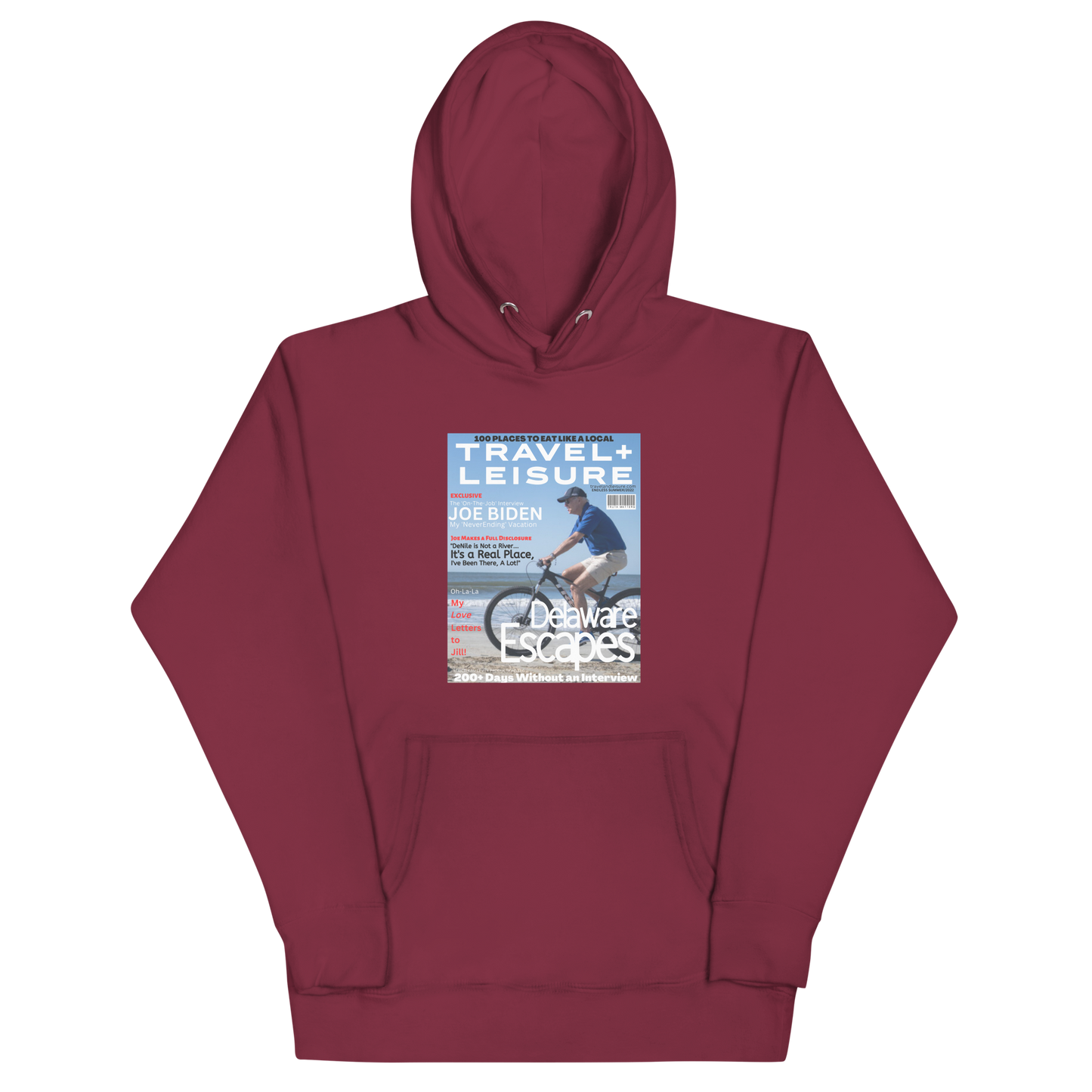TRAVEL & LEISURE-'BIDEN' HOODIE (PROVOCATIVE MAGAZINE SERIES)