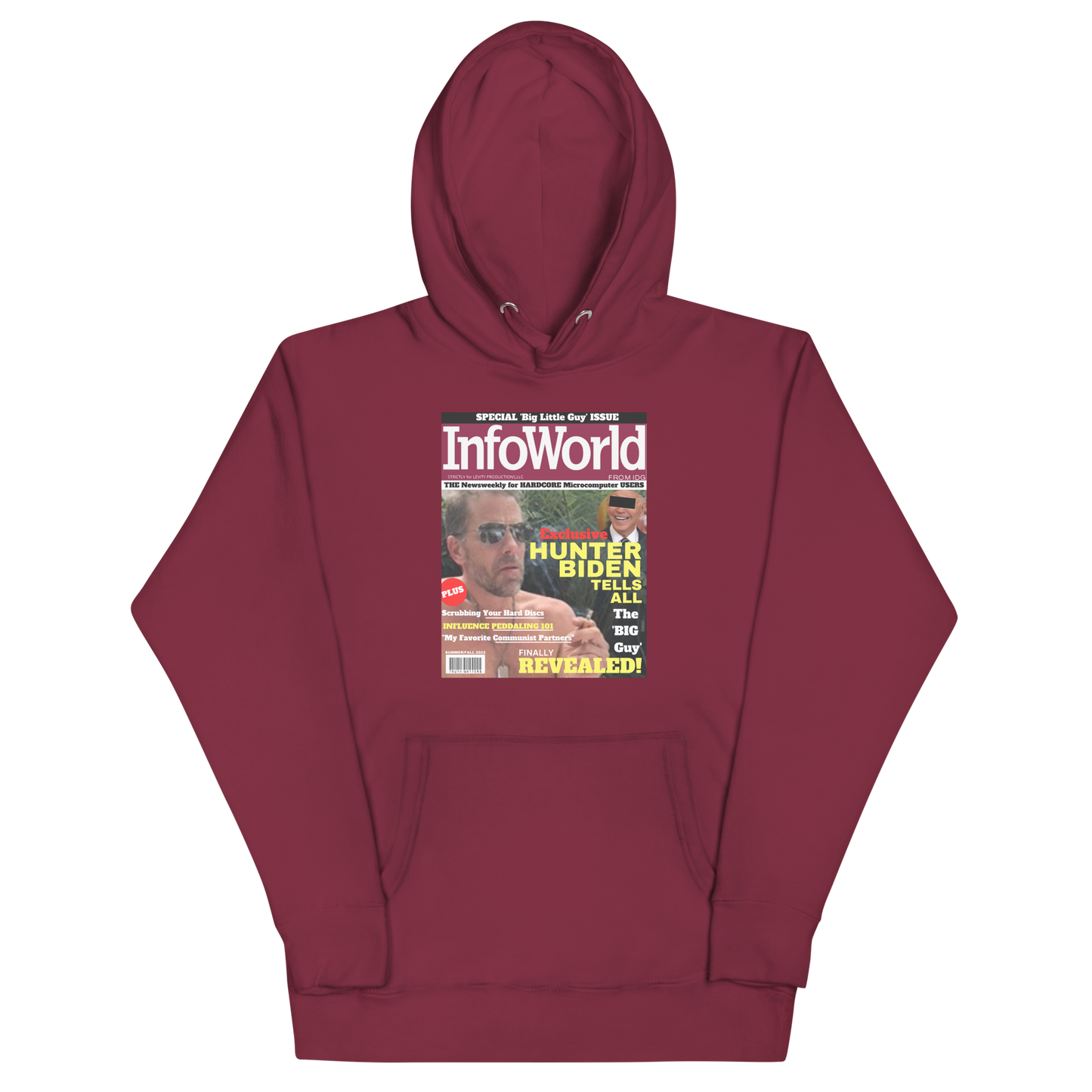 INFO WORLD-'HUNTER' HOODIE (PROVOCATIVE MAGAZINE SERIES)