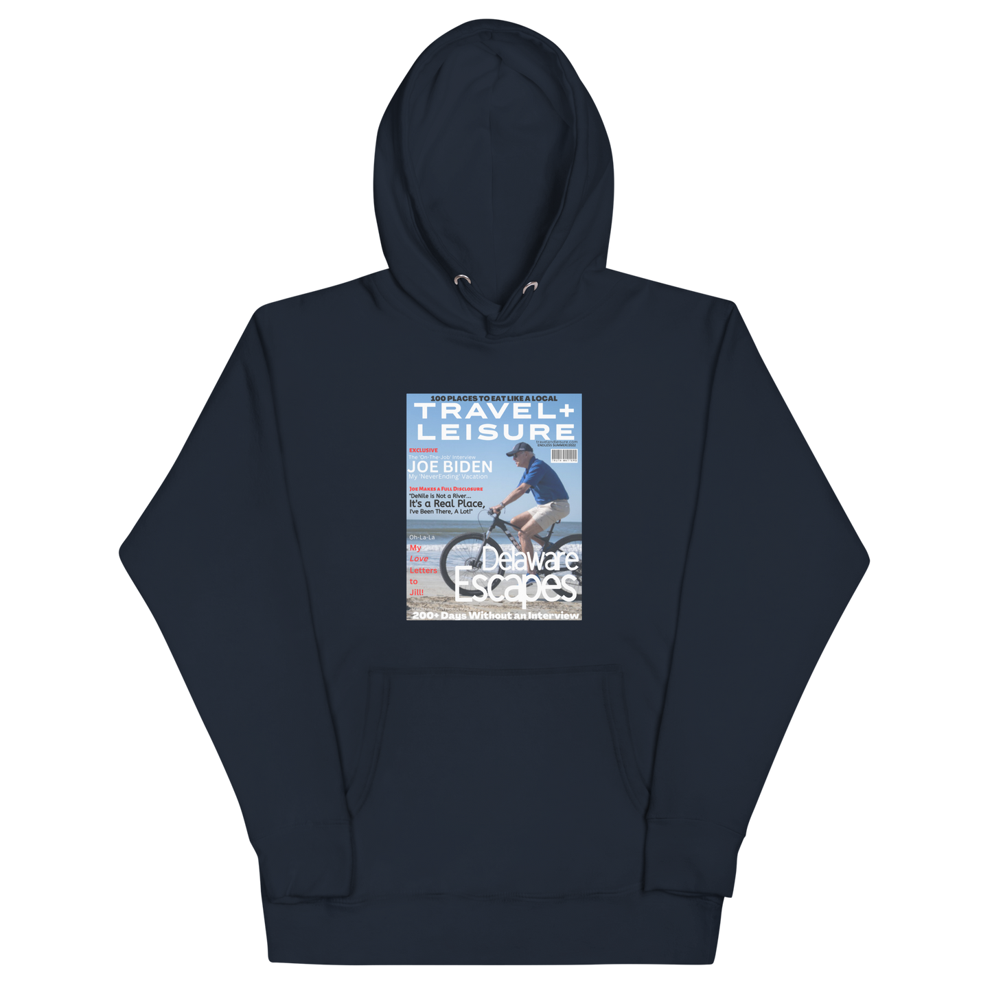 TRAVEL & LEISURE-'BIDEN' HOODIE (PROVOCATIVE MAGAZINE SERIES)