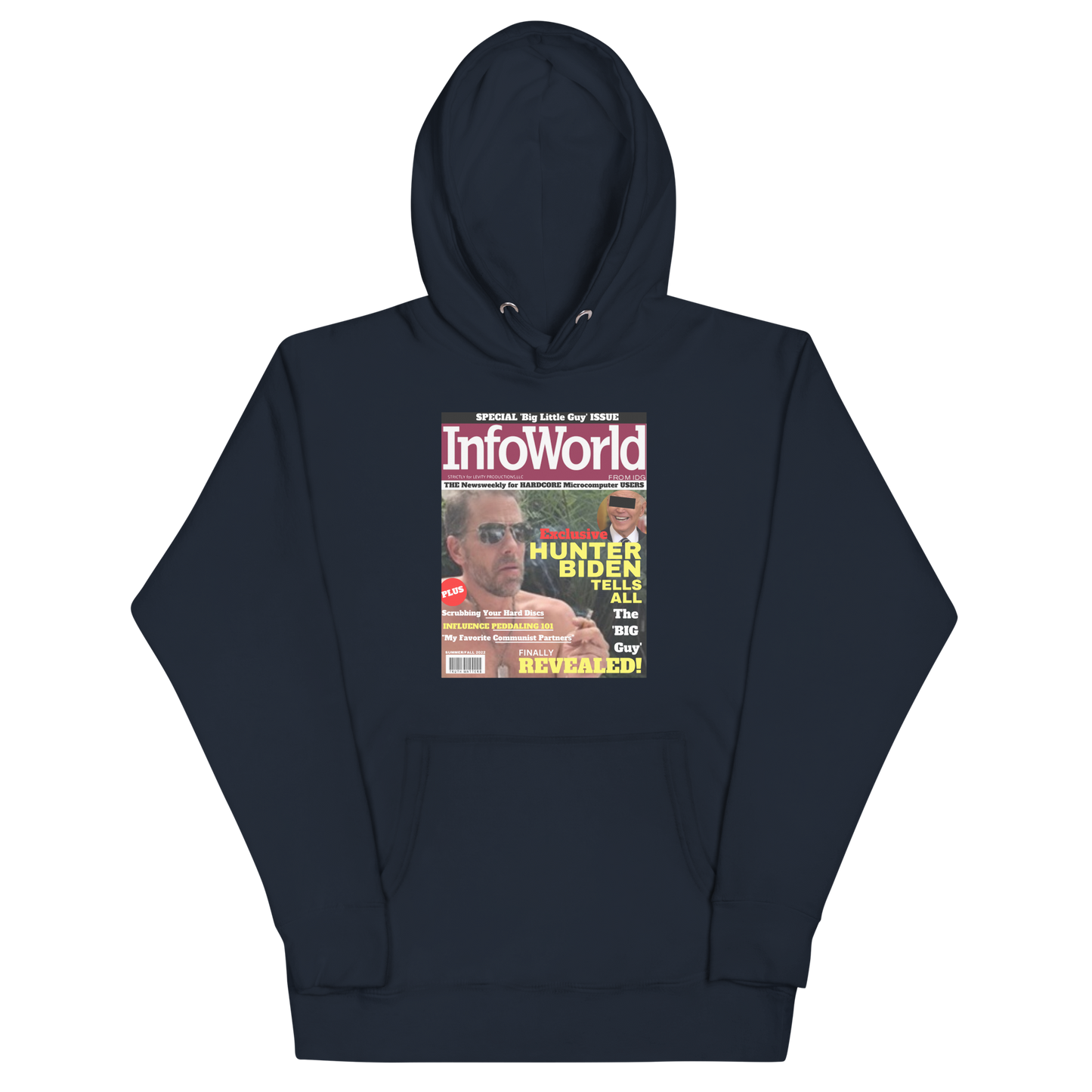 INFO WORLD-'HUNTER' HOODIE (PROVOCATIVE MAGAZINE SERIES)