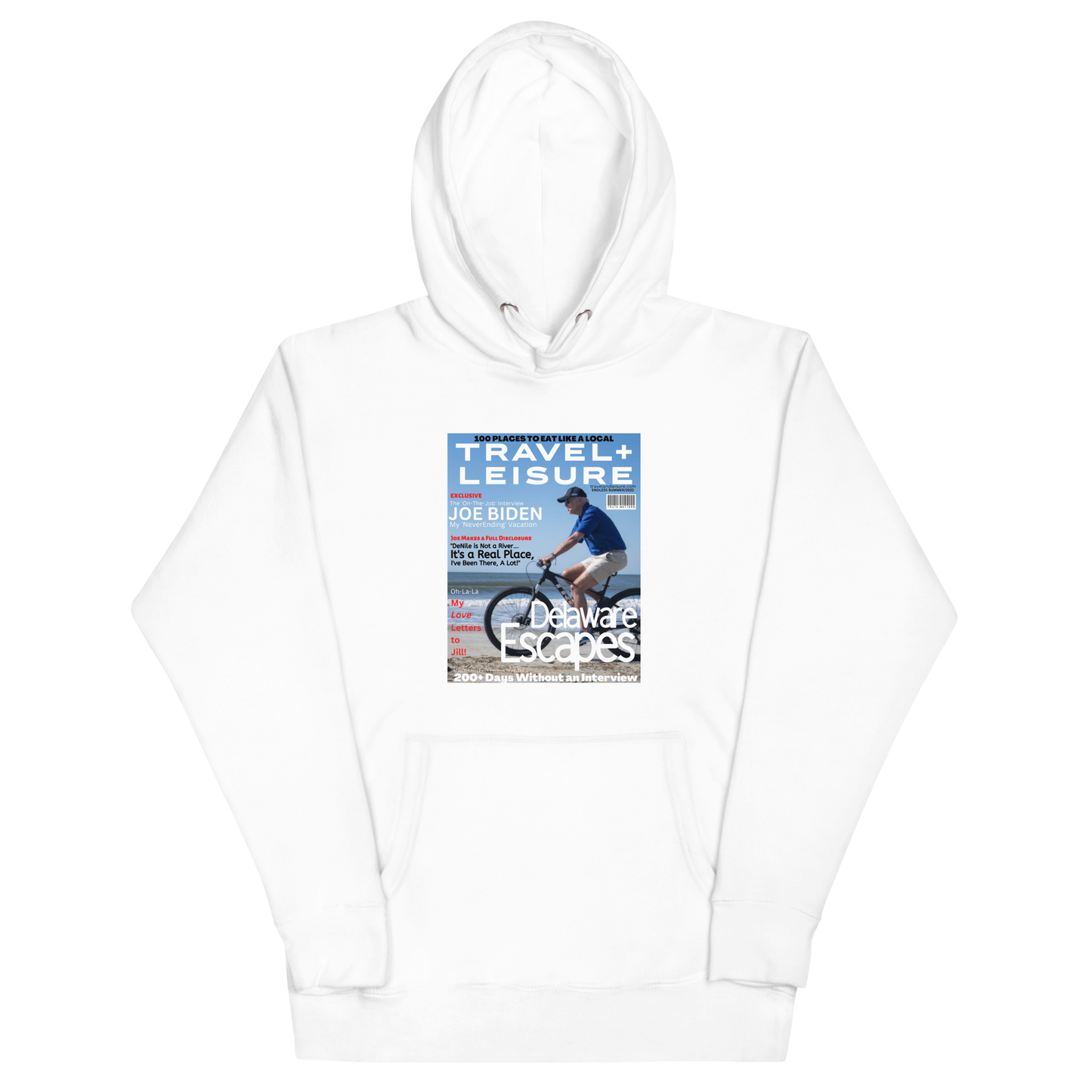 TRAVEL & LEISURE-'BIDEN' HOODIE (PROVOCATIVE MAGAZINE SERIES)