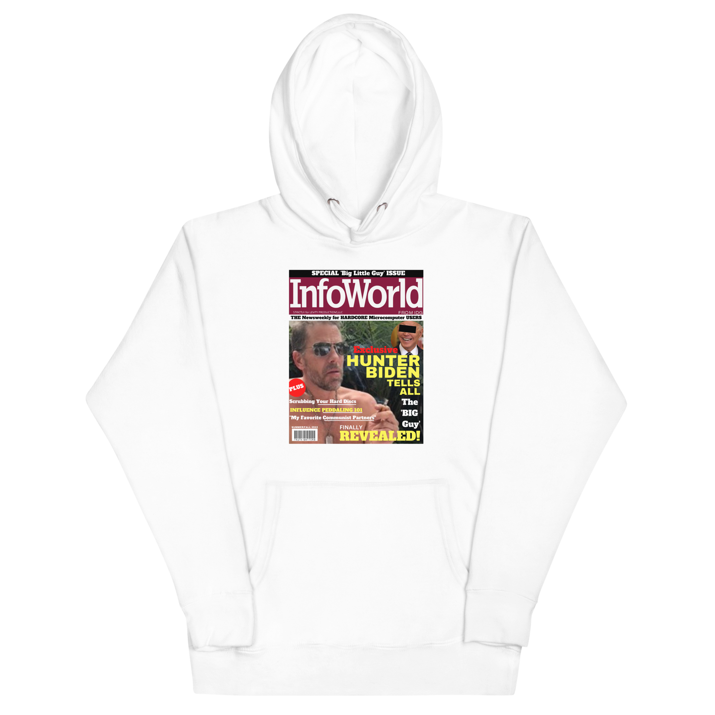 INFO WORLD-'HUNTER' HOODIE (PROVOCATIVE MAGAZINE SERIES)