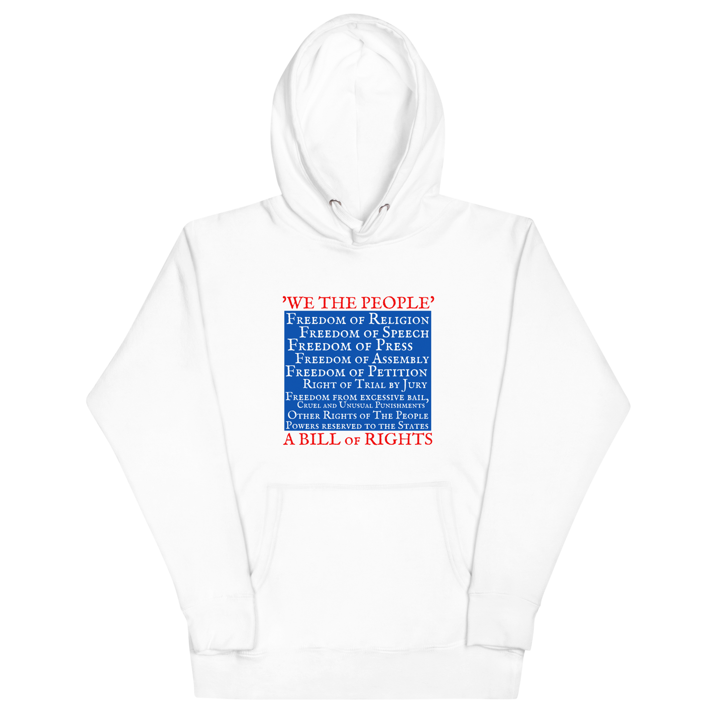 BILL OF RIGHTS HOODIE