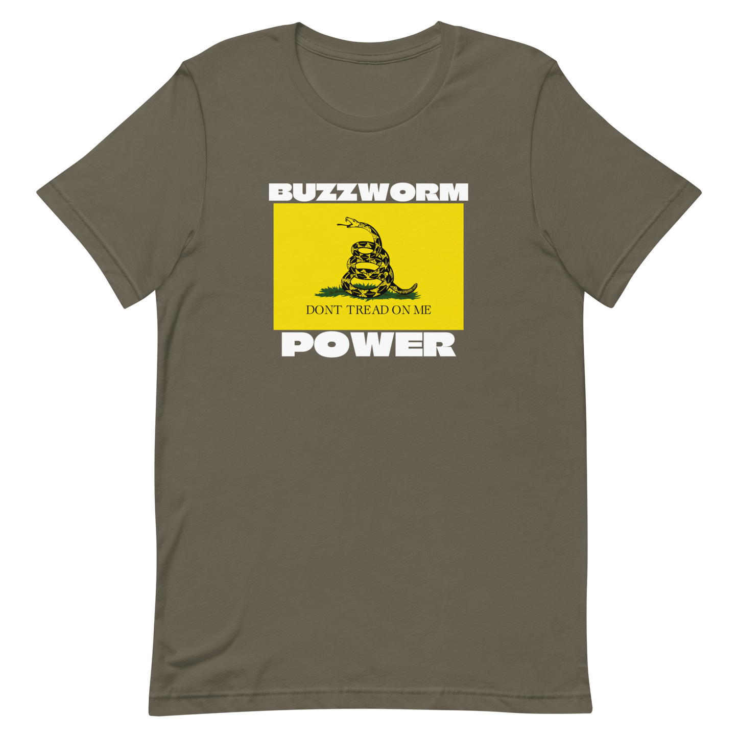 BUZZWORM POWER-WHITE LETTERING