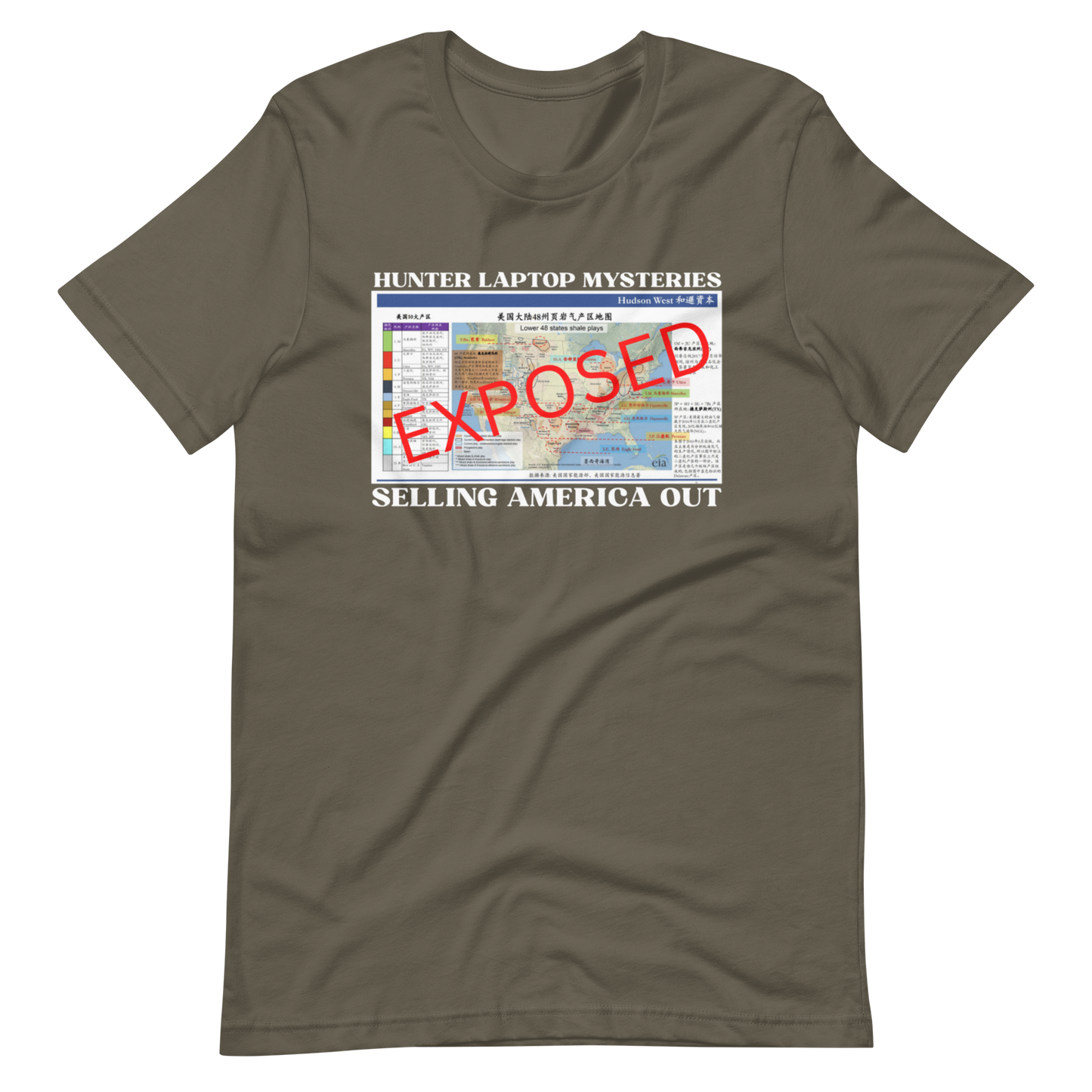 HUNTER LAPTOP MYSTERIES/SELLING AMERICA OUT-WHITE LETTERING