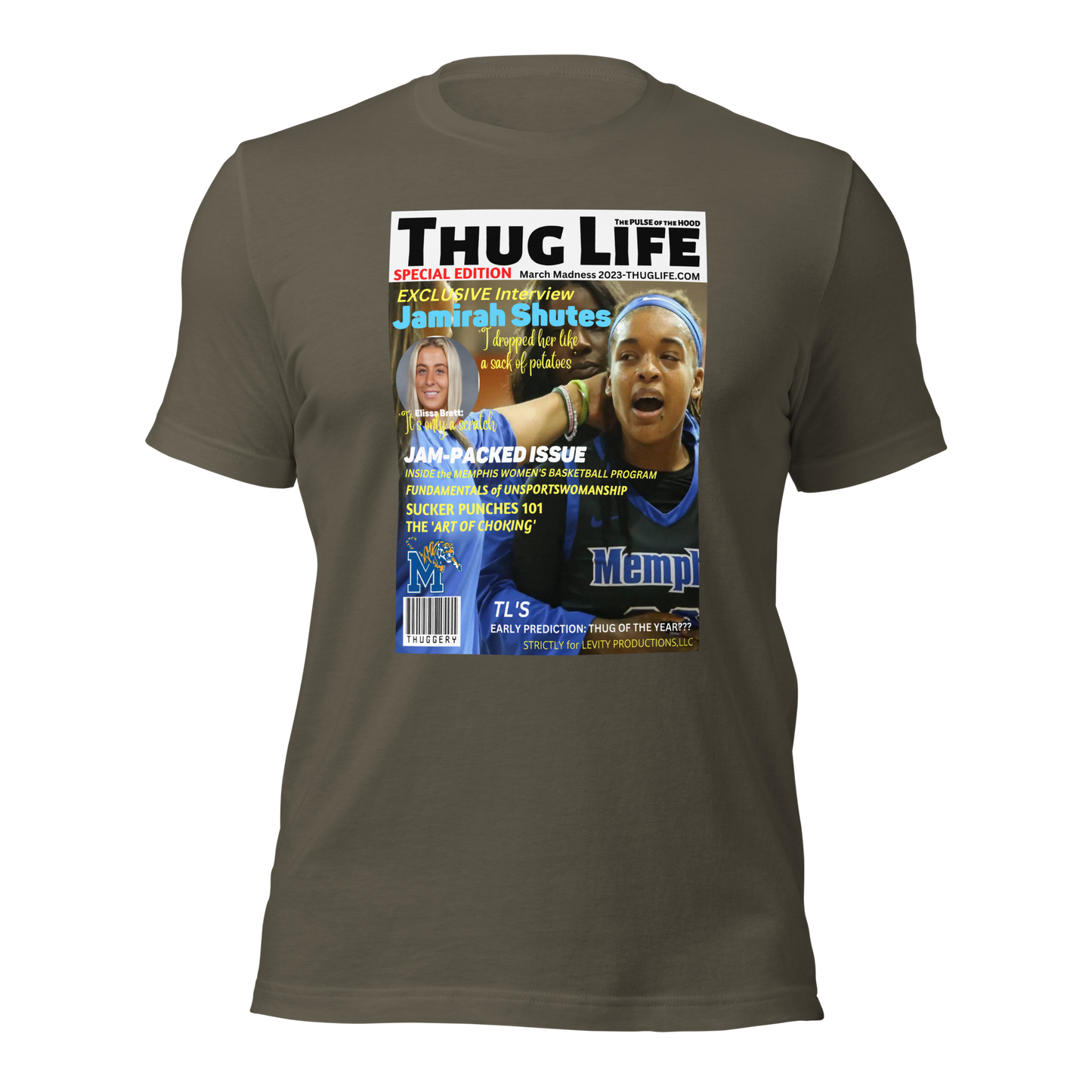 JAMIRAH SHUTES/THUG LIFE-PROVOCATIVE MAGAZINE SERIES