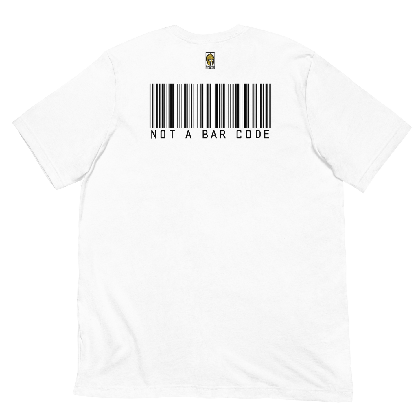 NOT A BAR CODE HUMAN-BLACK LETTERING