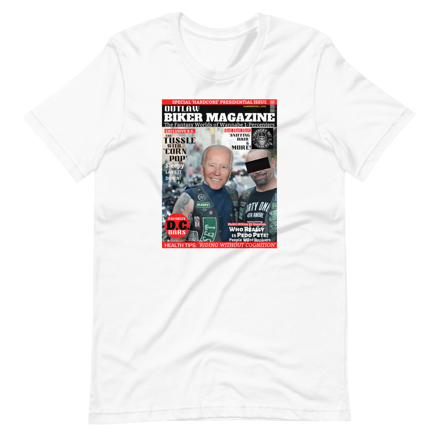 JOE BIDEN/OUTLAW BIKER MAGAZINE-PROVOCATIVE MAGAZINE SERIES