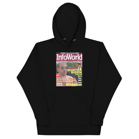 INFO WORLD-'HUNTER' HOODIE (PROVOCATIVE MAGAZINE SERIES)
