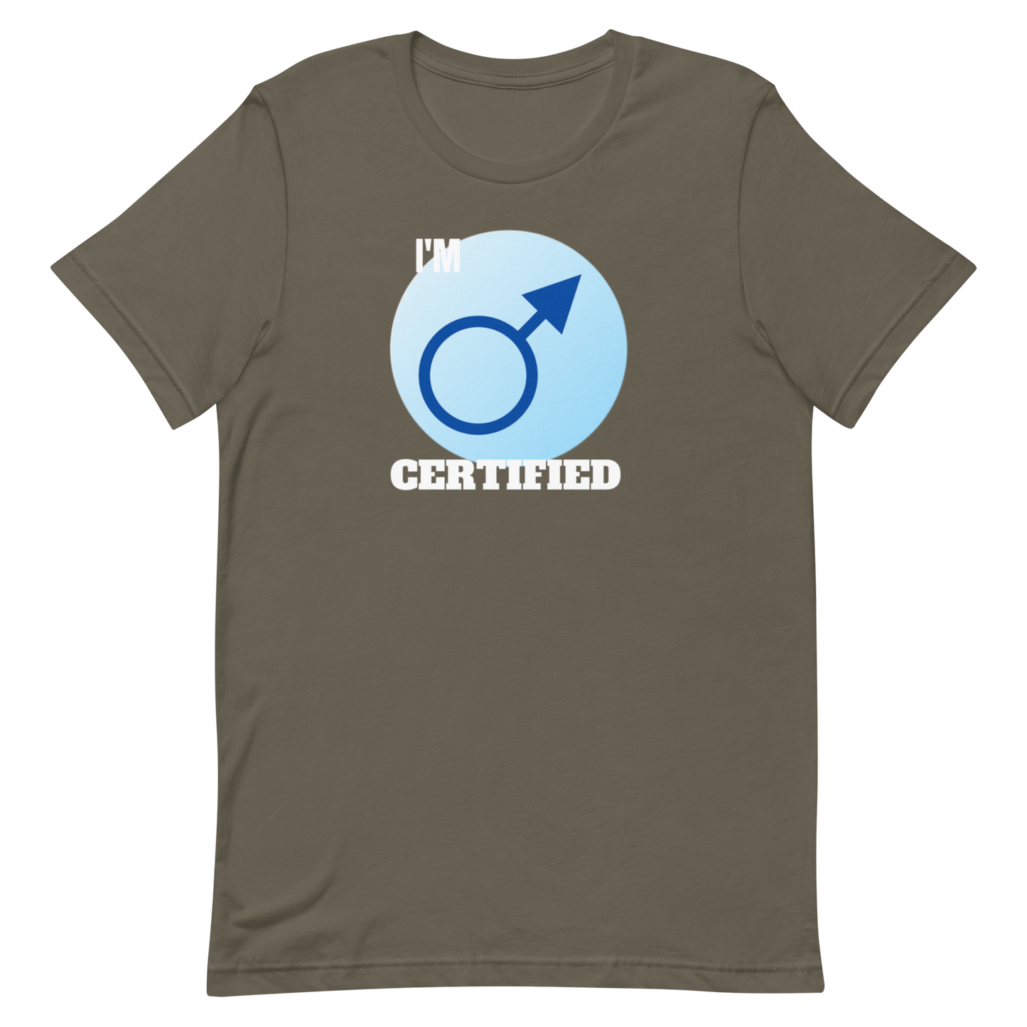 CERTIFIED MALE-WHITE LETTERS