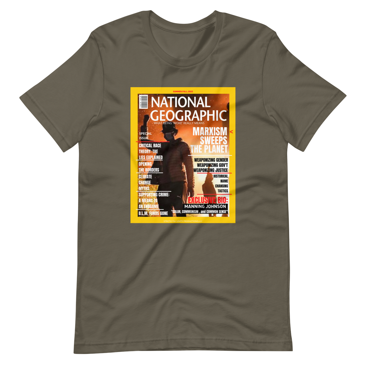 MARXISM/BLM/NATIONAL GEOGRAPHIC-PROVOCATIVE MAGAZINE SERIES