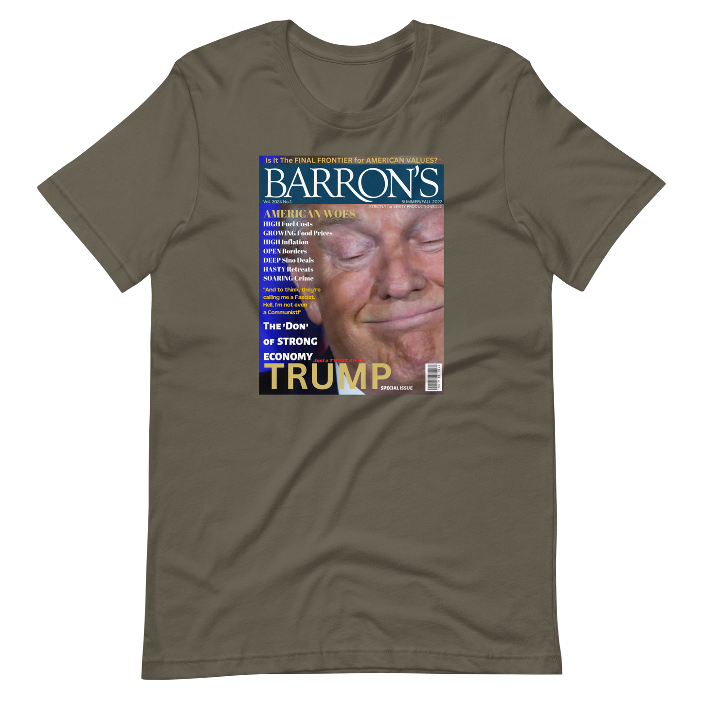 DONALD TRUMP/BARRON'S-PROVOCATIVE MAGAZINE SERIES