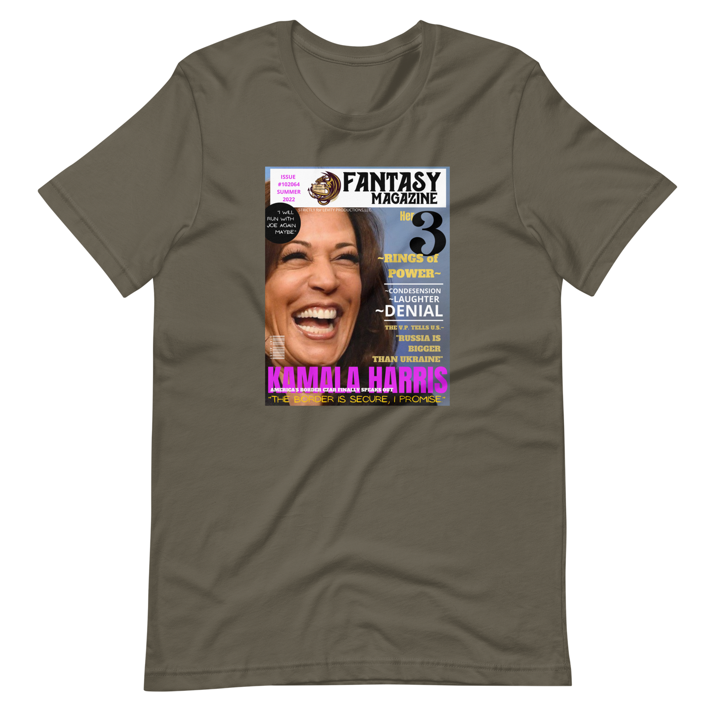 KAMALA HARRIS/FANTASY MAGAZINE-PROVOCATIVE MAGAZINE SERIES