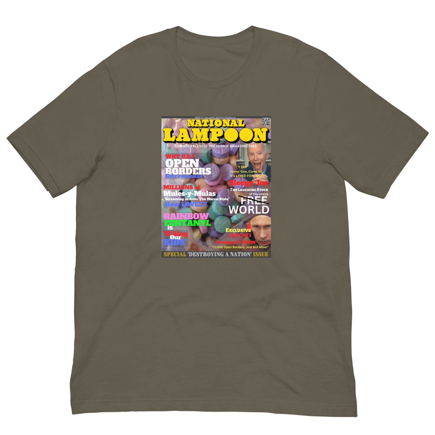 BORDER CRISIS/NATIONAL LAMPOON-PROVOCATIVE MAGAZINE SERIES