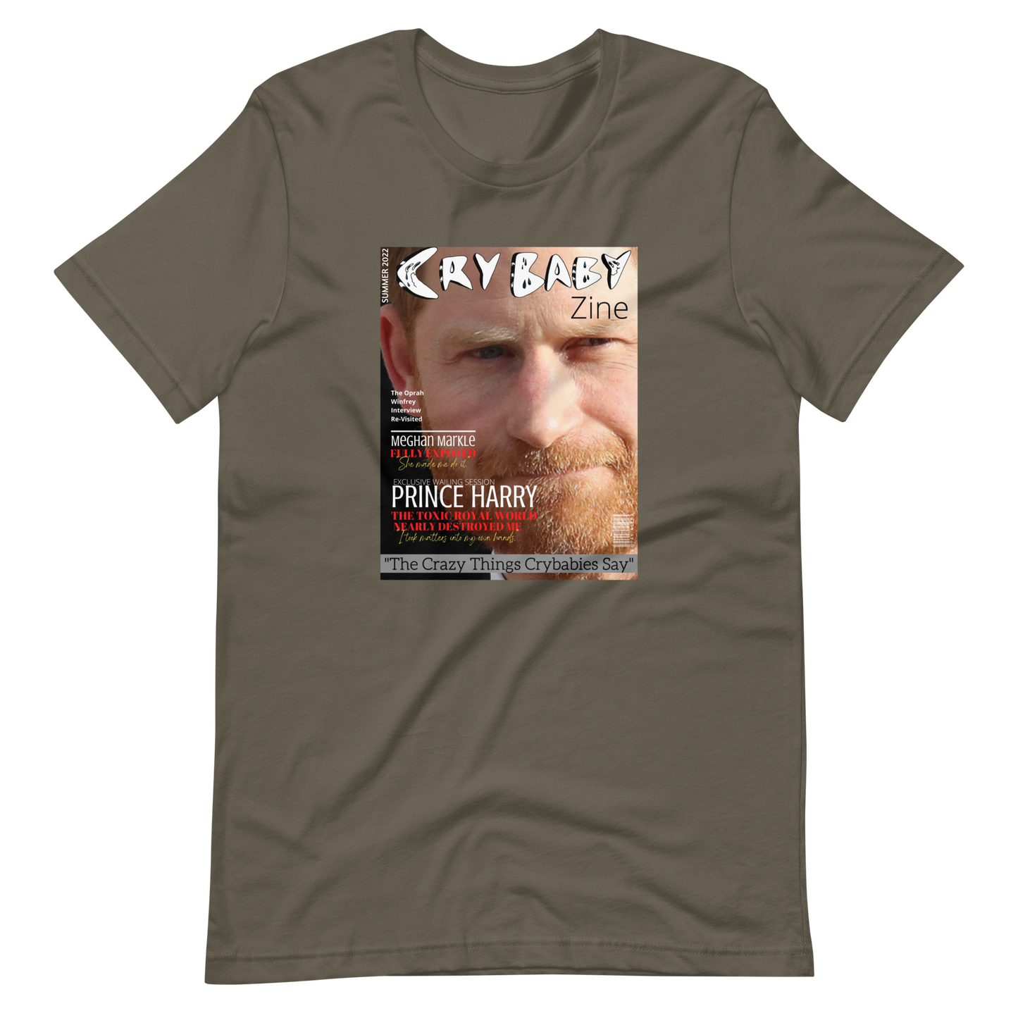 PRINCE HARRY/CRY BABY ZINE-PROVOCATIVE MAGAZINE SERIES