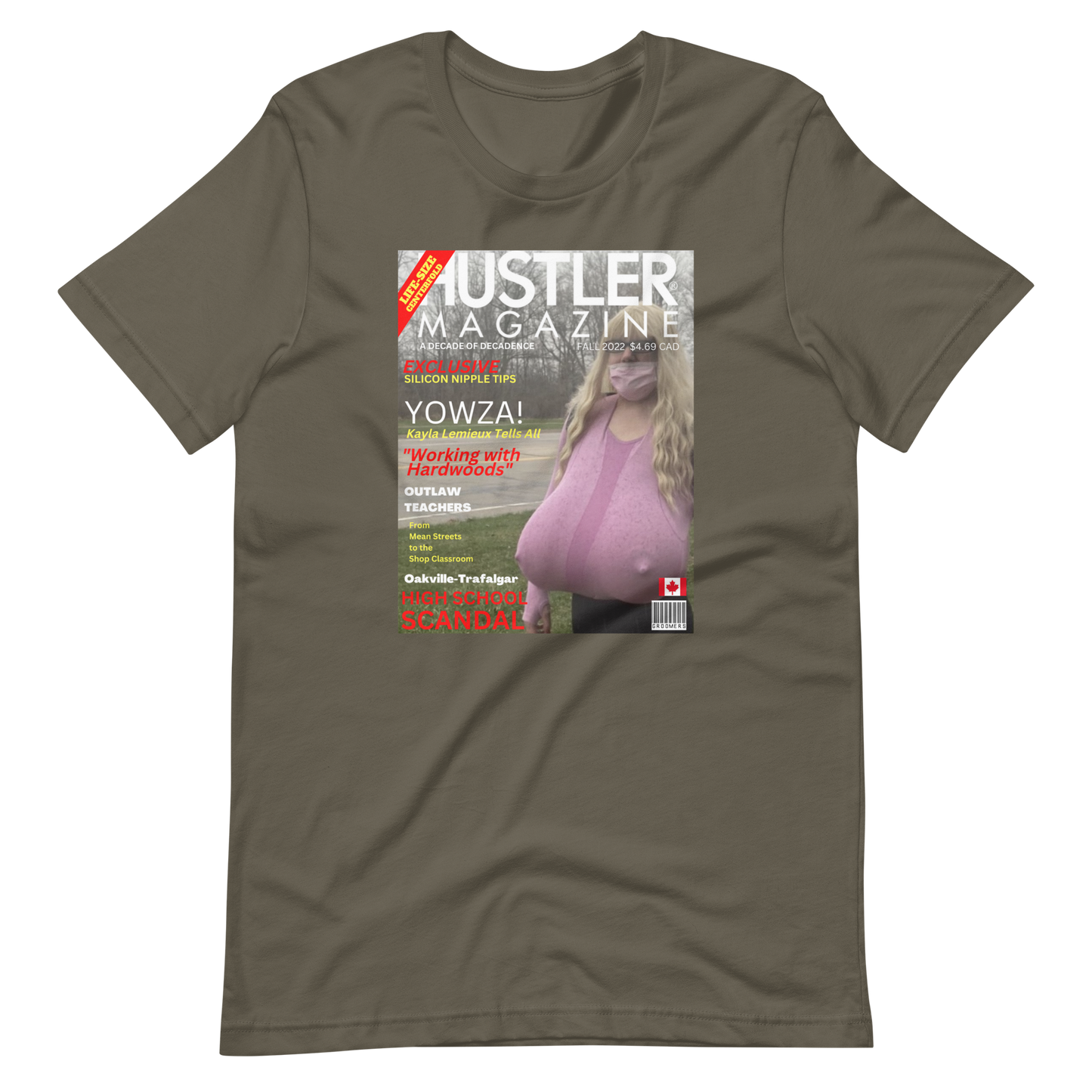 STEPHEN HANNAH aka KAYLA LEMIEUX/HUSTLER MAGAZINE-PROVOCATIVE MAGAZINE SERIES