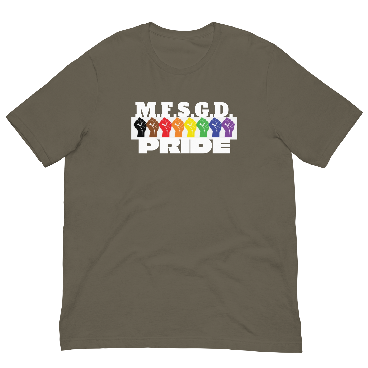 M.F.S.G.D. PRIDE-WHITE LETTERING