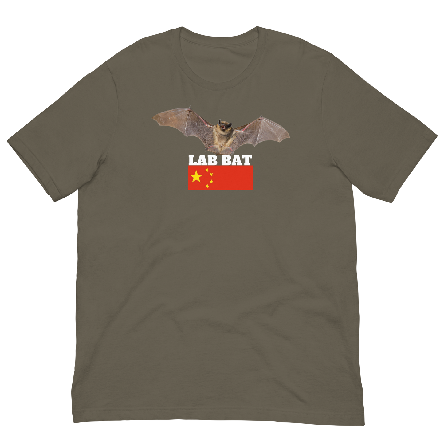 LAB BAT/WUHAN SURVIVOR-WHITE LETTERING