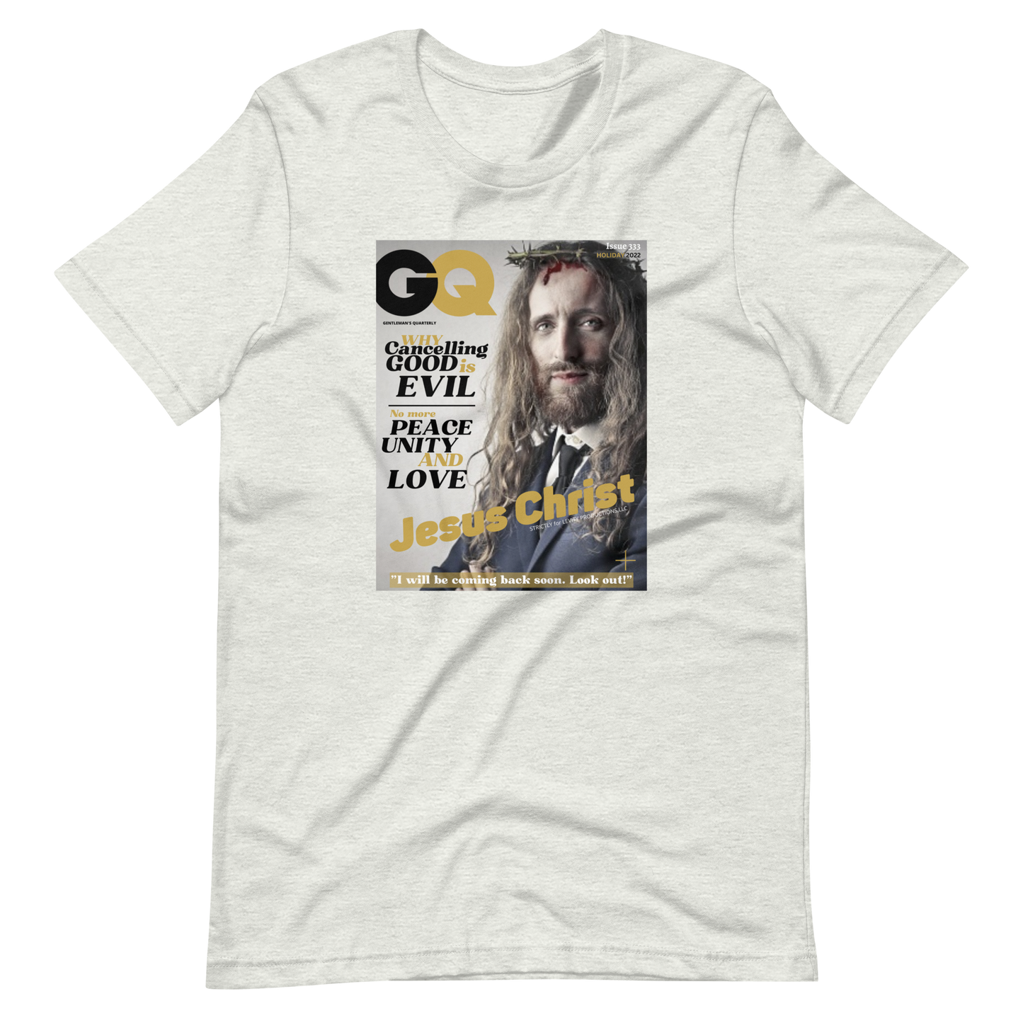 JESUS CHRIST/GENTLEMAN's QUARTERLY-PROVOCATIVE MAGAZINE SERIES