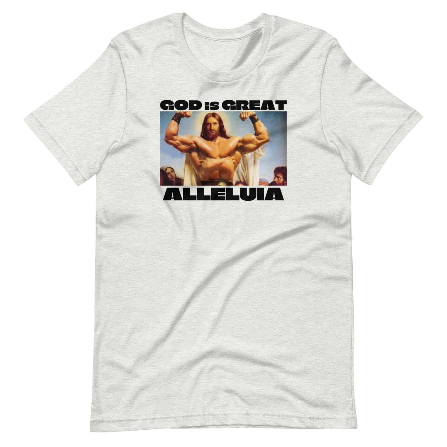 GOD THE BODYBUILDER-BLACK LETTERING