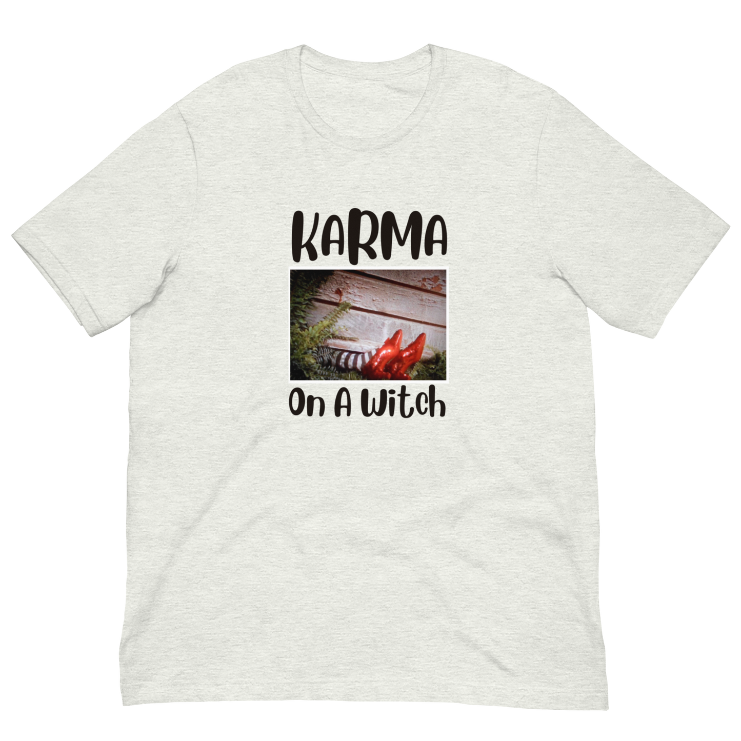 KARMA ON A WITCH-BLACK LETTERING