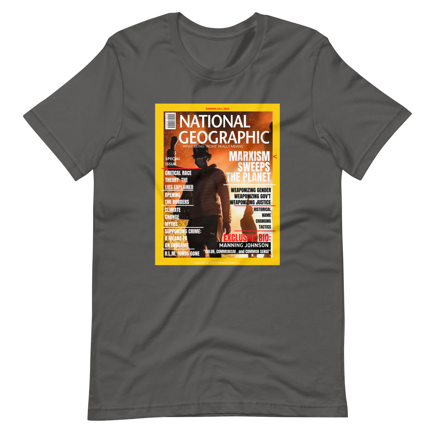 MARXISM/BLM/NATIONAL GEOGRAPHIC-PROVOCATIVE MAGAZINE SERIES