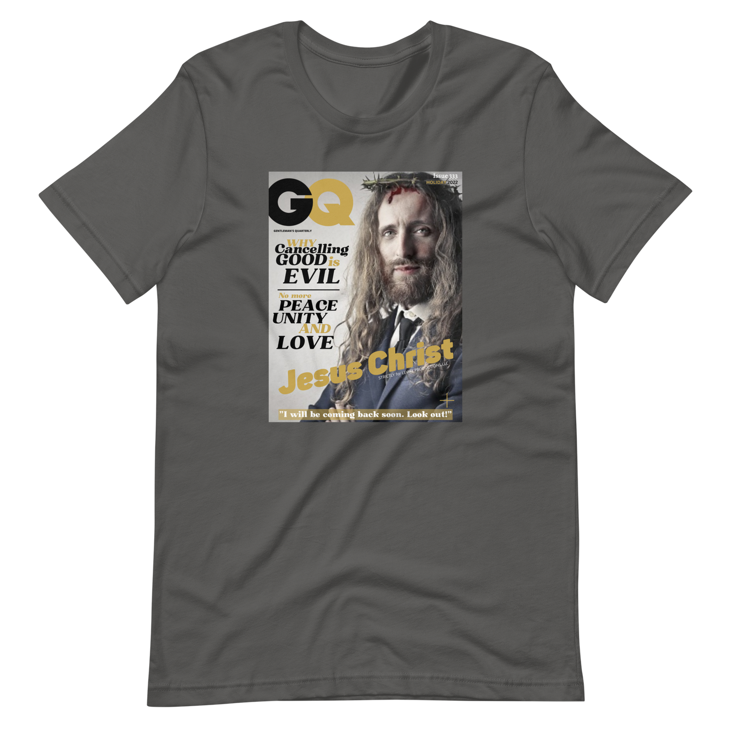 JESUS CHRIST/GENTLEMAN's QUARTERLY-PROVOCATIVE MAGAZINE SERIES