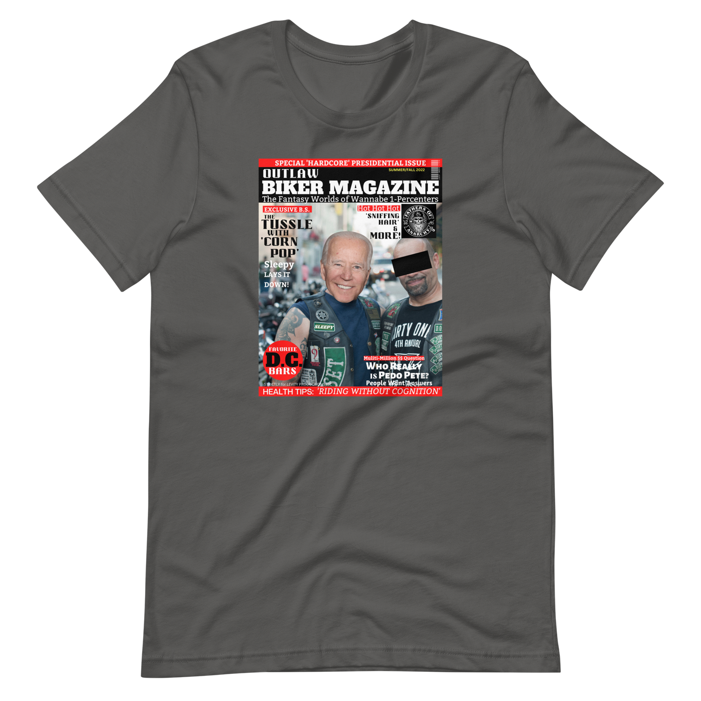 JOE BIDEN/OUTLAW BIKER MAGAZINE-PROVOCATIVE MAGAZINE SERIES