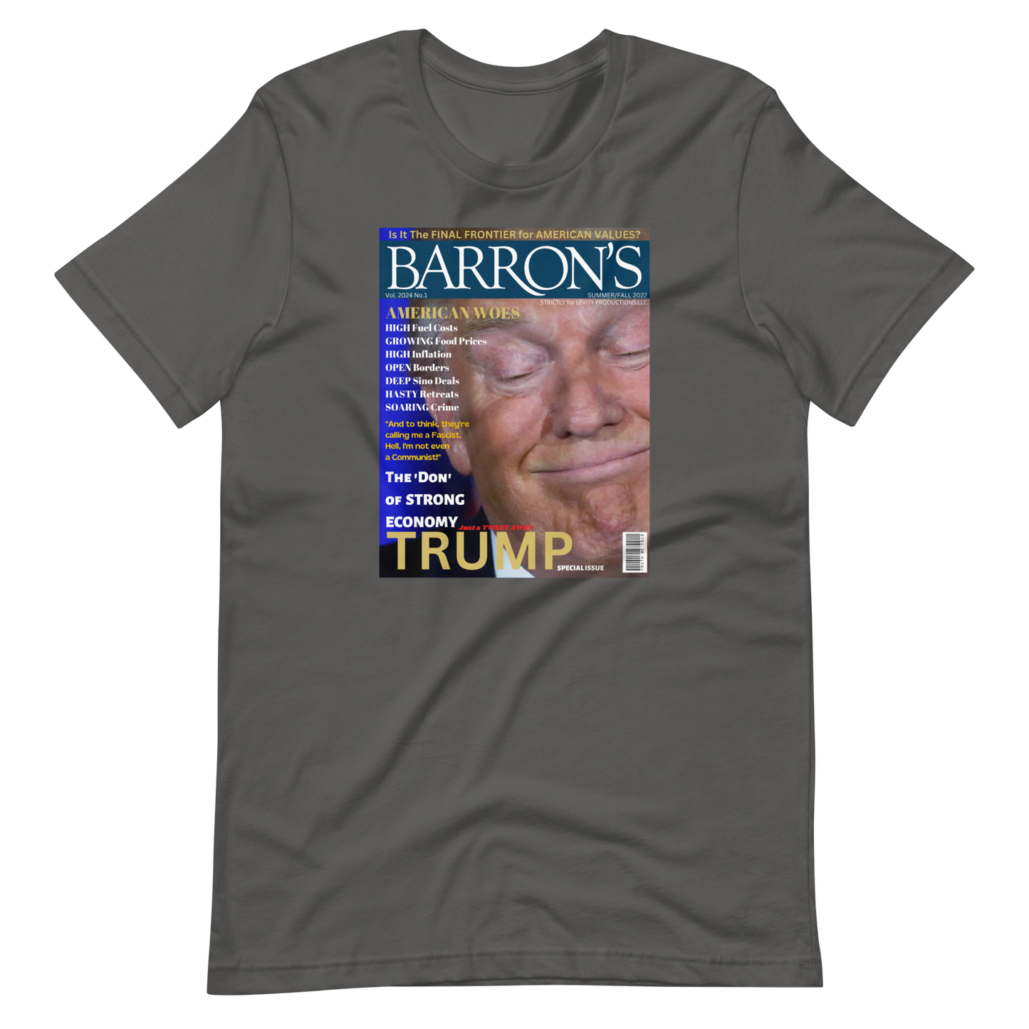 DONALD TRUMP/BARRON'S-PROVOCATIVE MAGAZINE SERIES