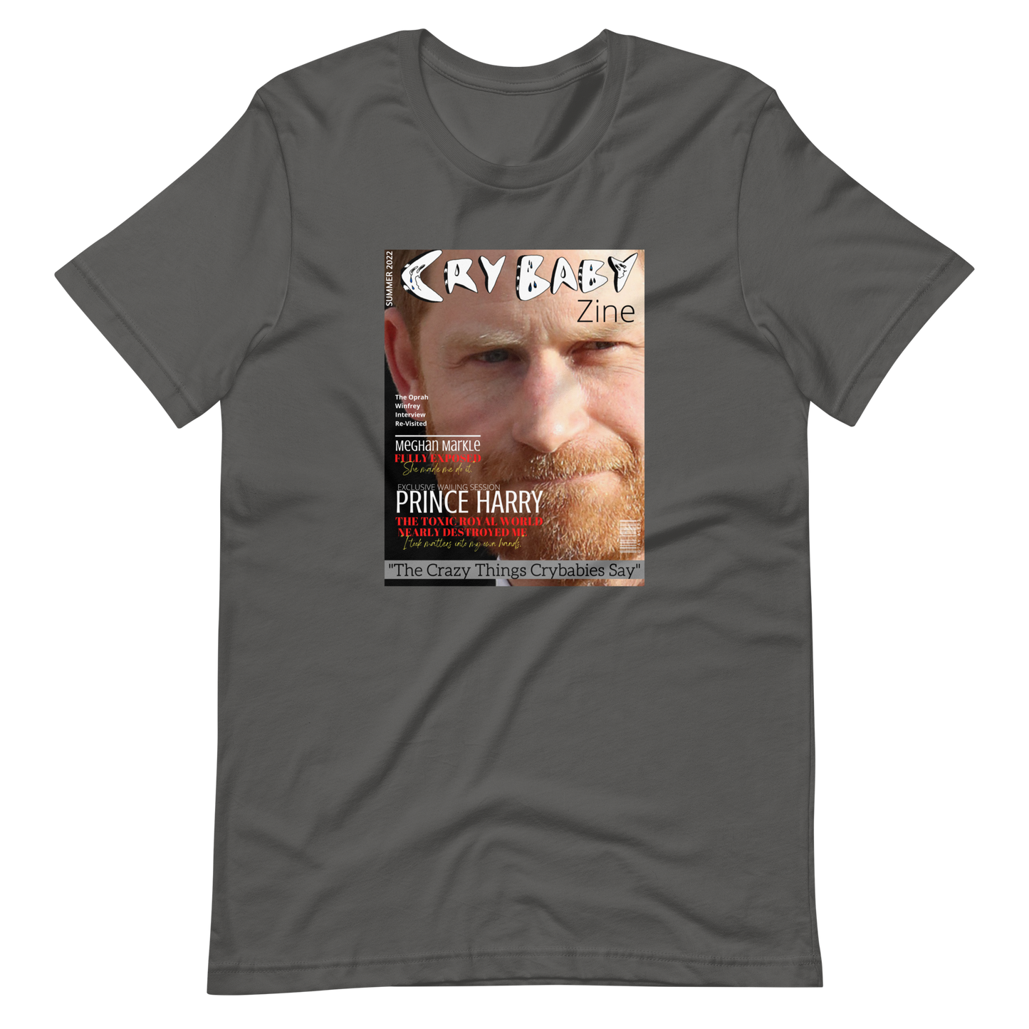 PRINCE HARRY/CRY BABY ZINE-PROVOCATIVE MAGAZINE SERIES