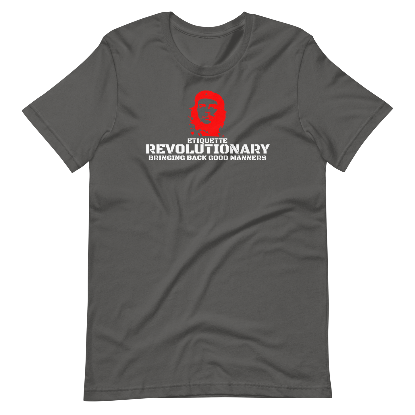 ETIQUETTE REVOLUTIONARY/CHE-WHITE LETTERING