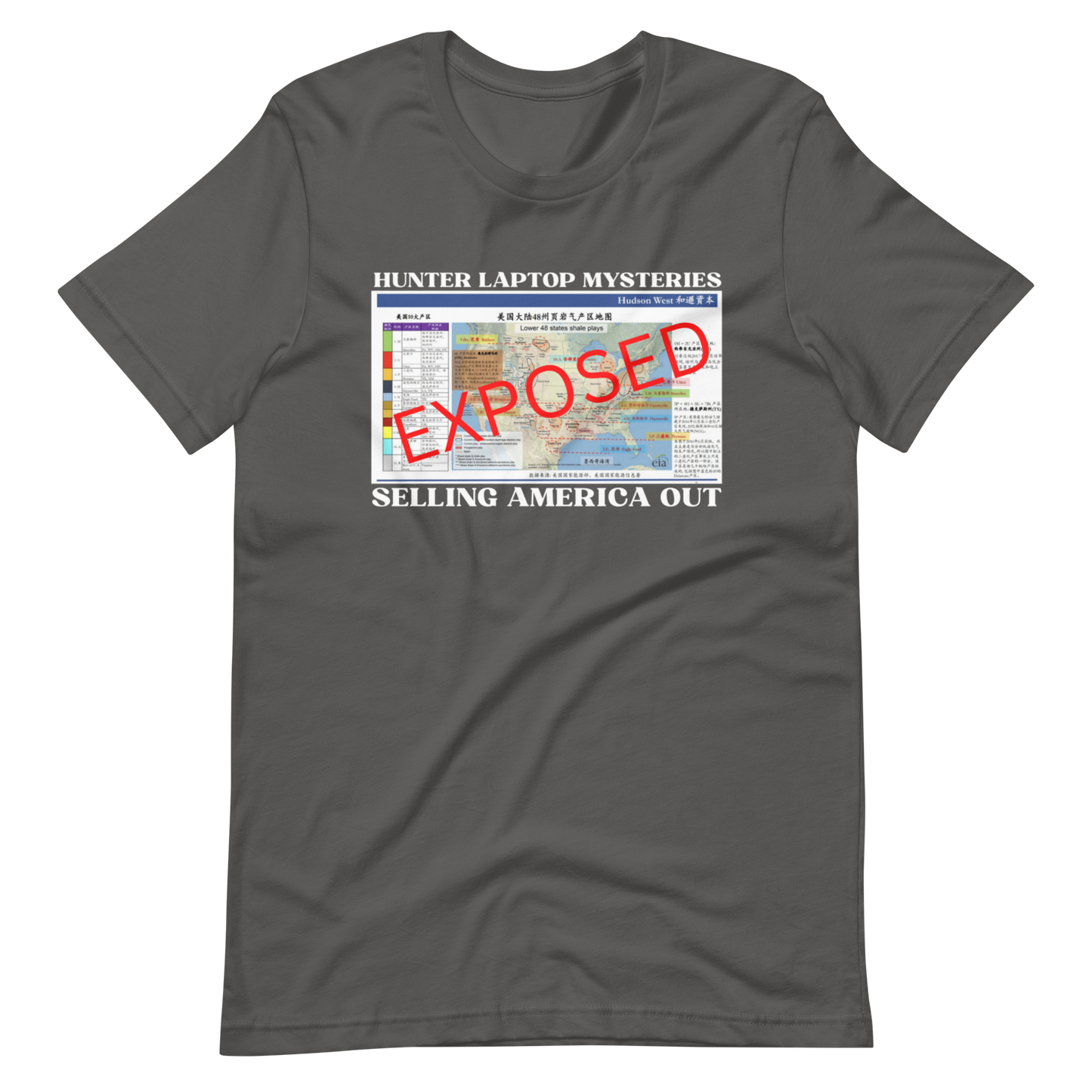 HUNTER LAPTOP MYSTERIES/SELLING AMERICA OUT-WHITE LETTERING