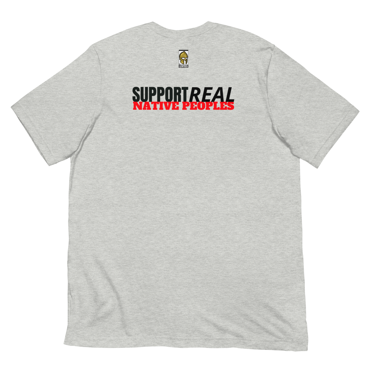 END PRETENDIANISM/SUPPORT REAL NATIVE PEOPLE-BLCK/RED LETTERING