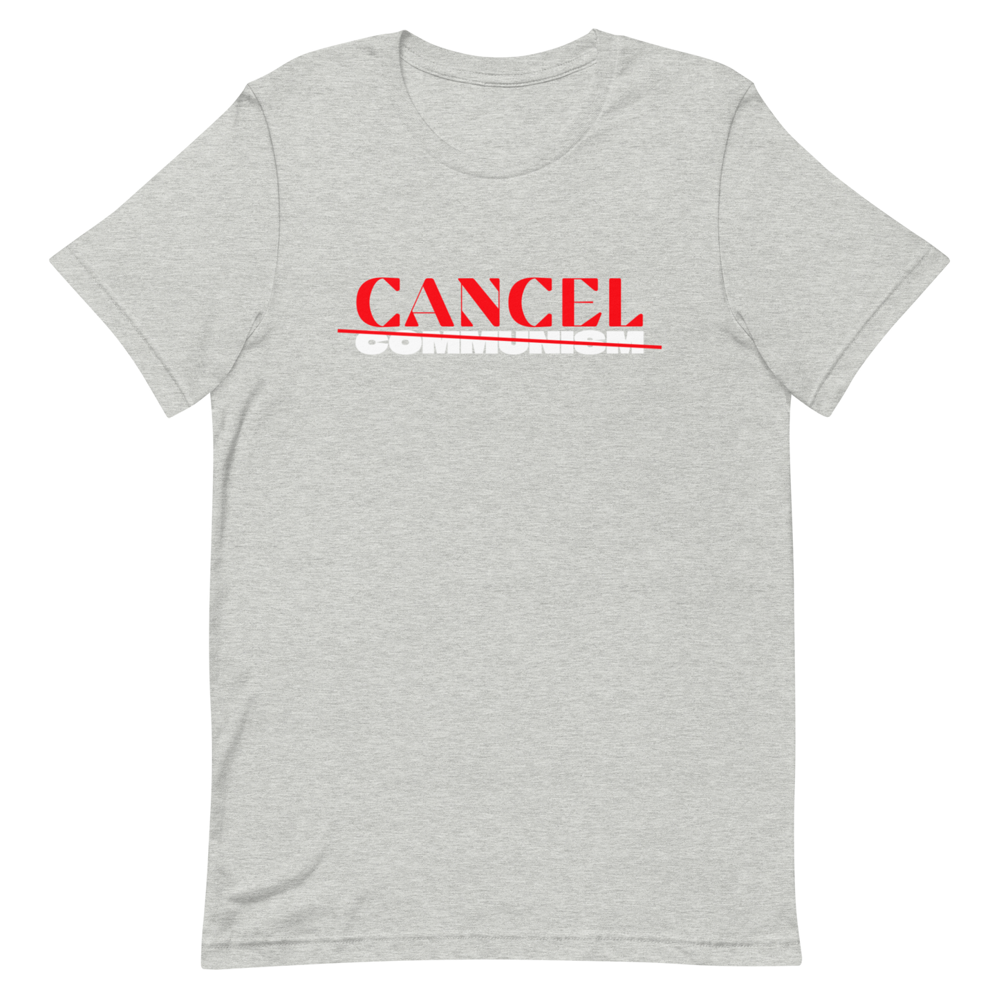 CANCEL COMMUNISM-RED/WHITE LETTERING