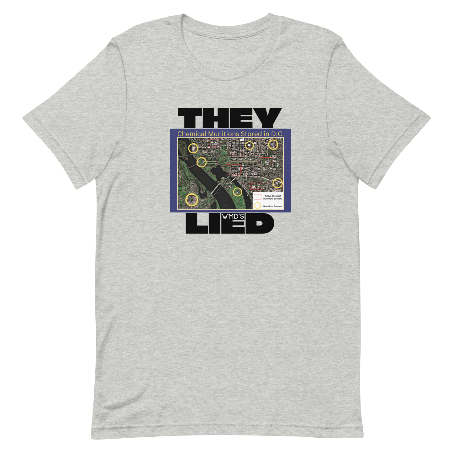 THEY LIED/WMDs-BLACK LETTERING