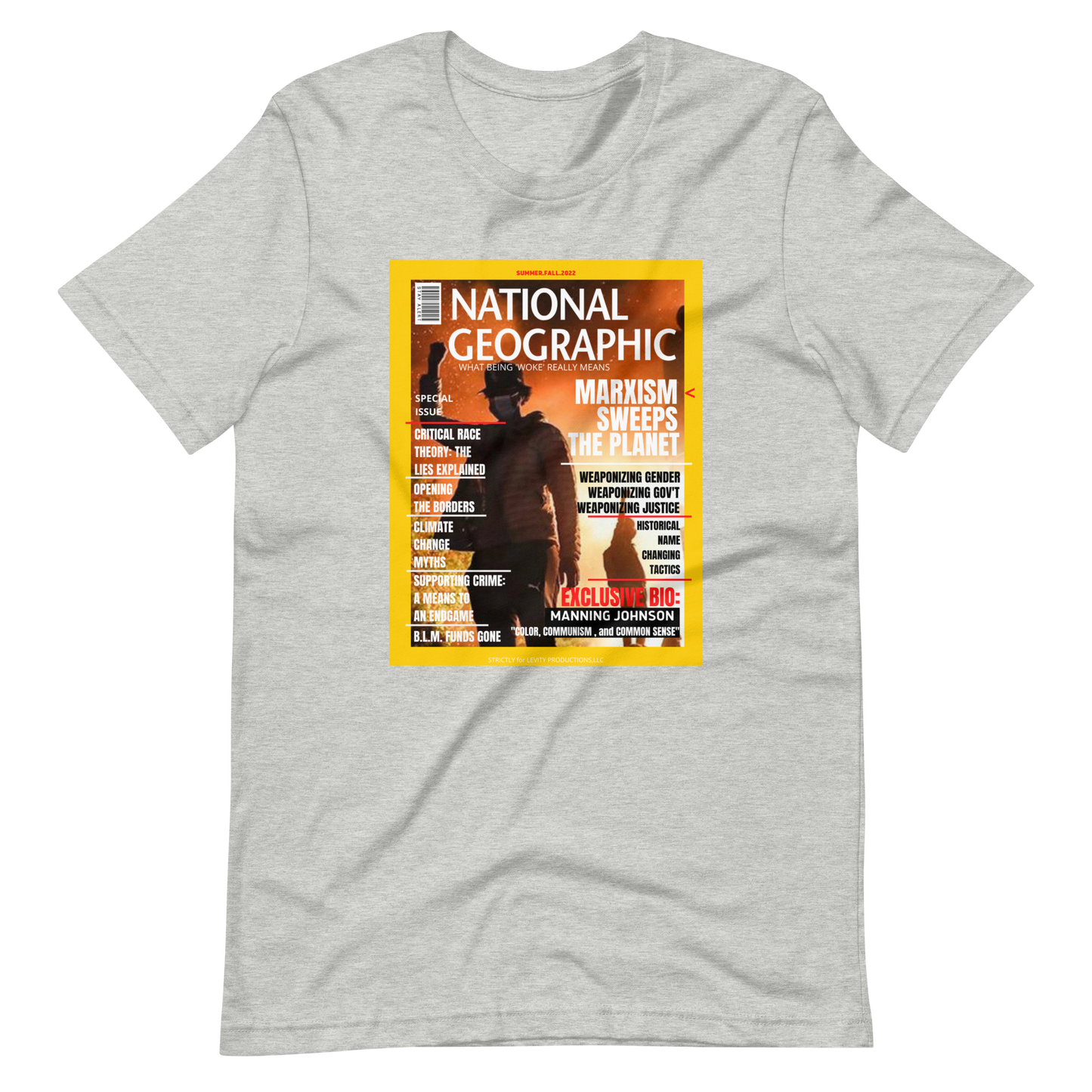 MARXISM/BLM/NATIONAL GEOGRAPHIC-PROVOCATIVE MAGAZINE SERIES