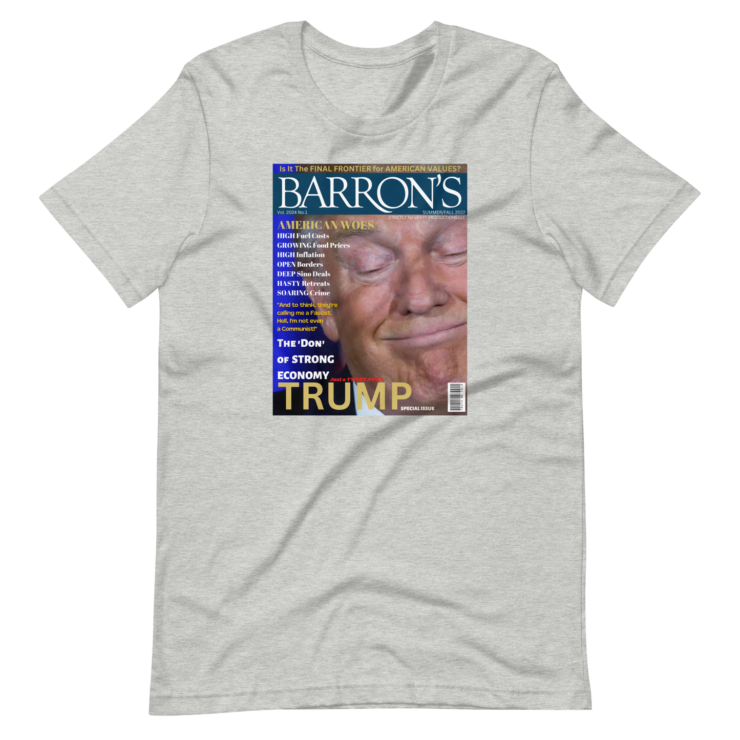 DONALD TRUMP/BARRON'S-PROVOCATIVE MAGAZINE SERIES
