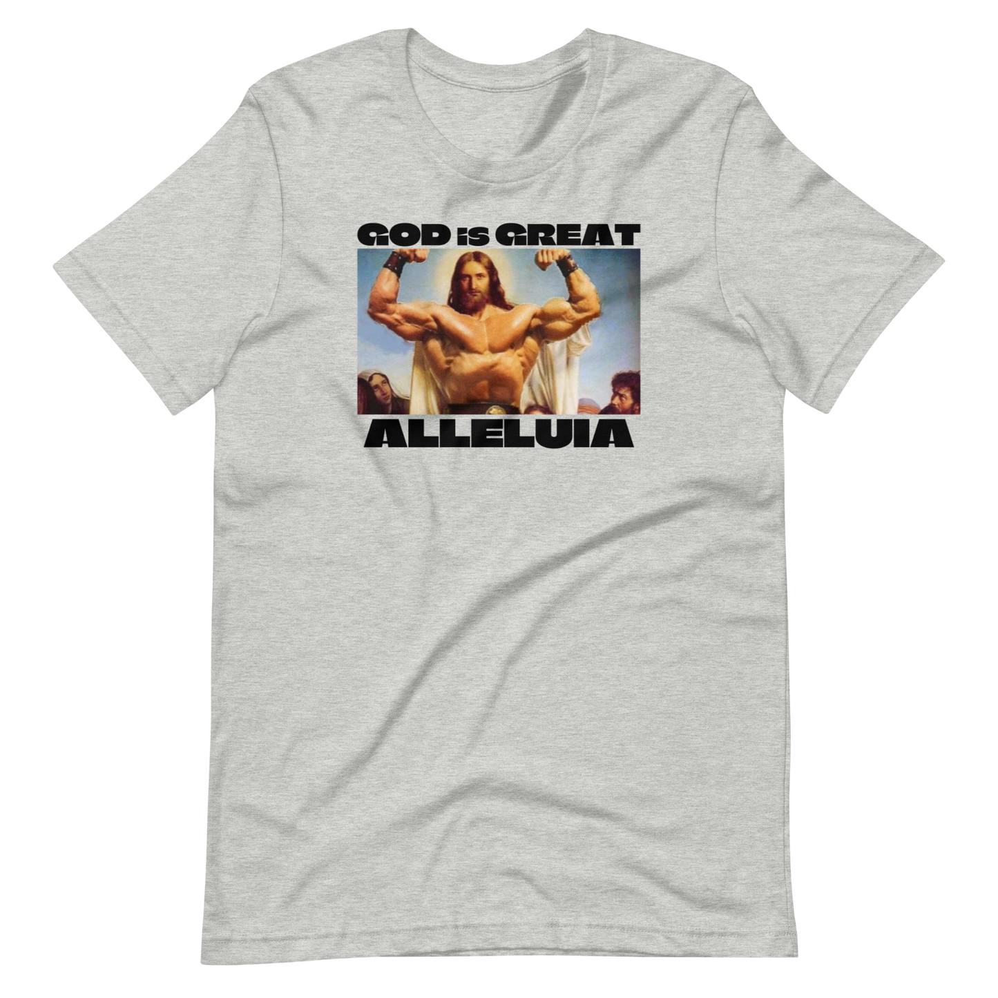 GOD THE BODYBUILDER-BLACK LETTERING