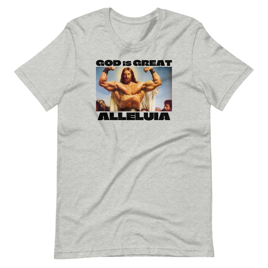 GOD THE BODYBUILDER-BLACK LETTERING