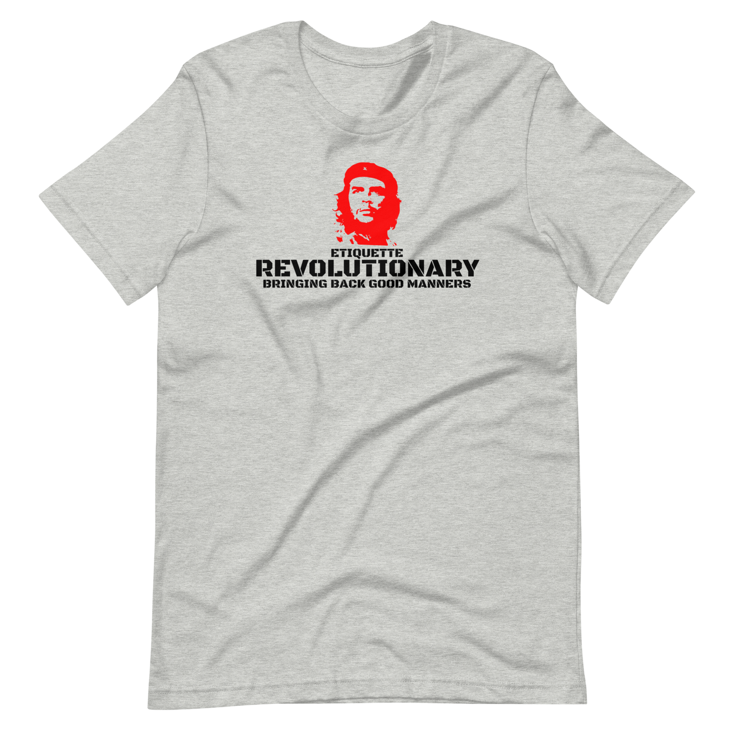 ETIQUETTE REVOLUTIONARY/CHE-BLACK LETTERING