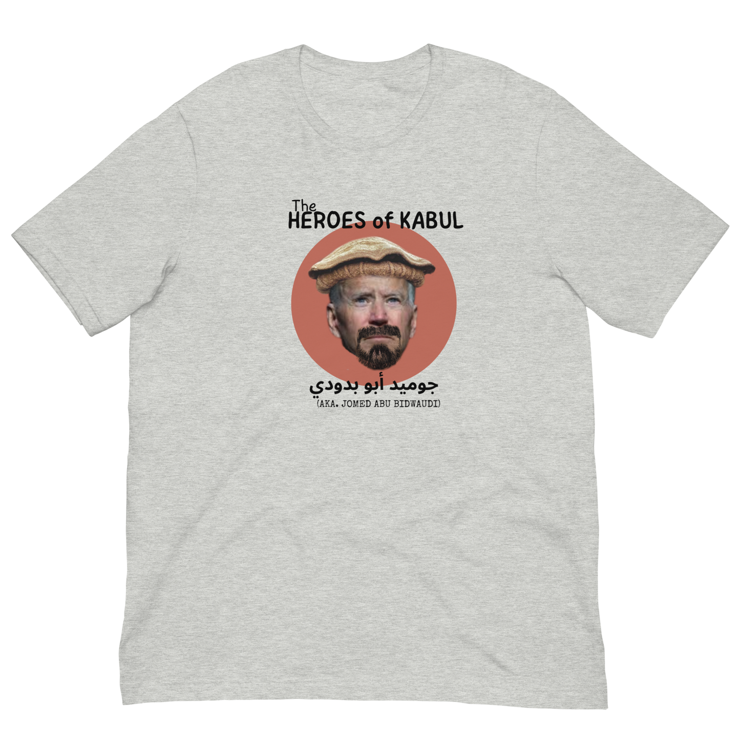 HEROES OF KABUL/JOMED BIDWAUDI-BLACK LETTERING