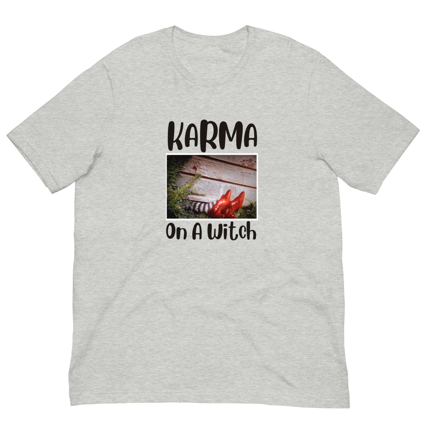 KARMA ON A WITCH-BLACK LETTERING